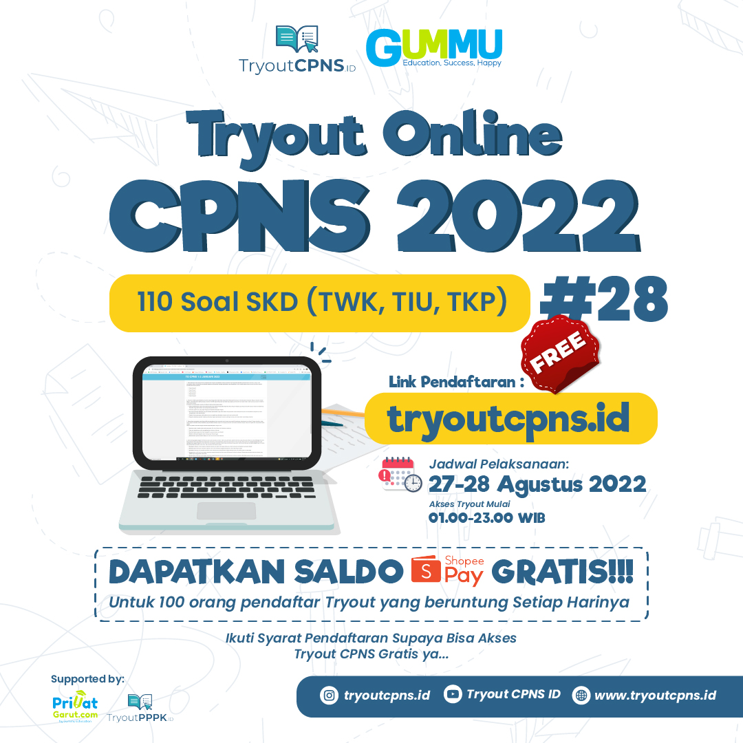 Tryout CPNS Gratis Batch 28